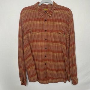 Royal Robbins Outdoor Clothing Mens Long Sleeve Button Down Size L